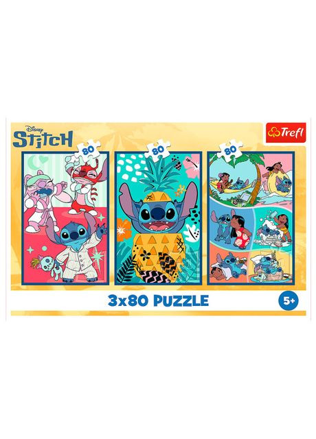 Пазли Lilo and Stitch Світ Cтіча 3 в 1 (34885) Trefl (367060145)