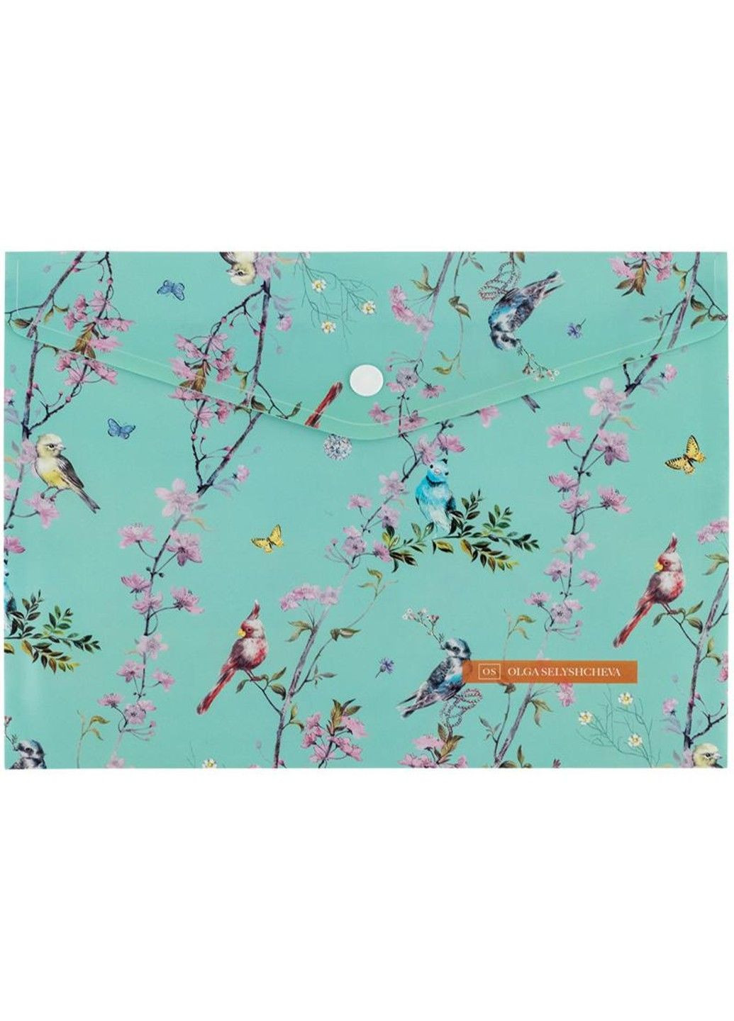 Папка на кнопке пластиковая А4+ OS Spring 1495-33-A Axent (317953265)