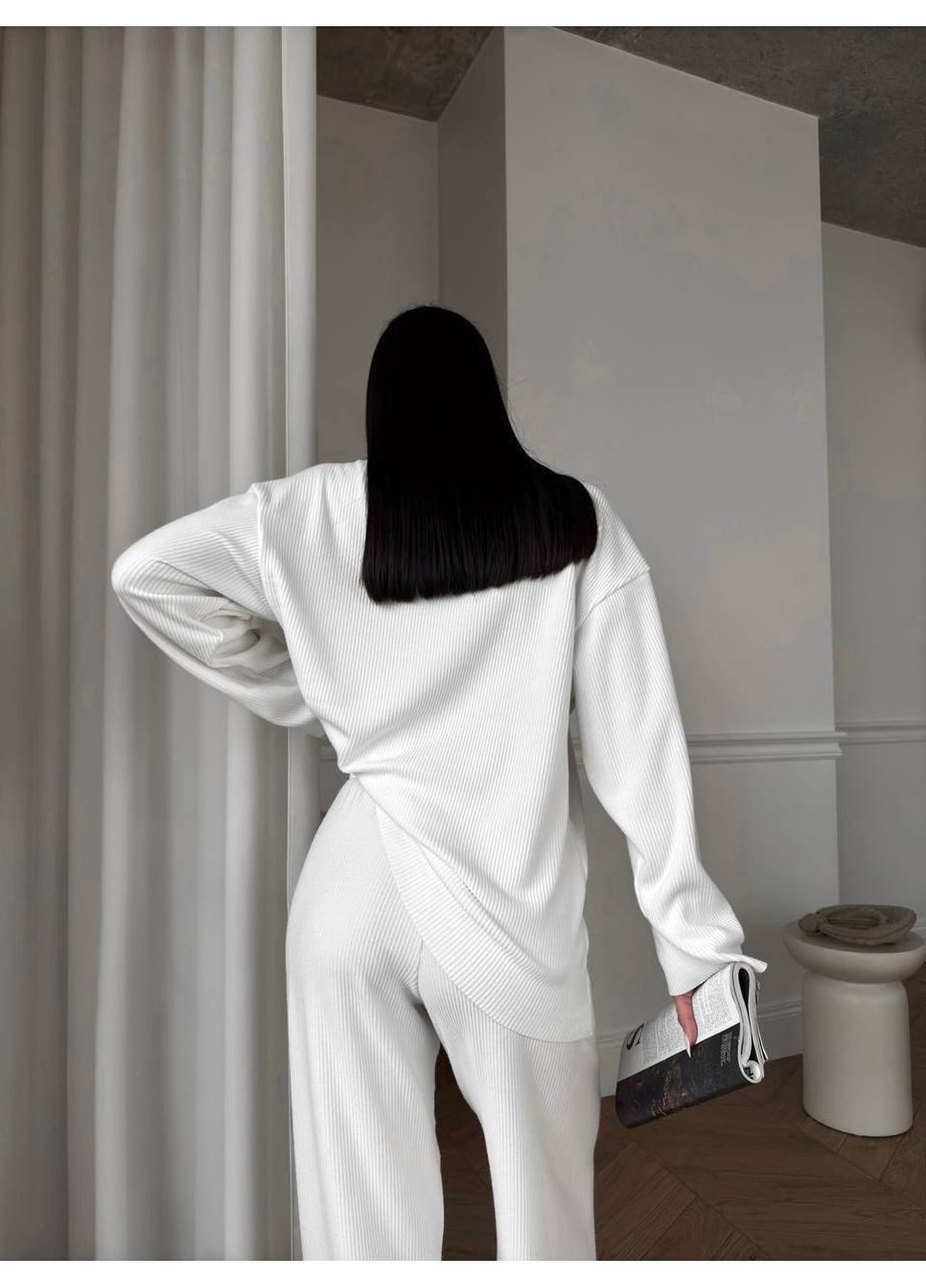 Жіночий костюм в рубчик FINO Mode (356343444)