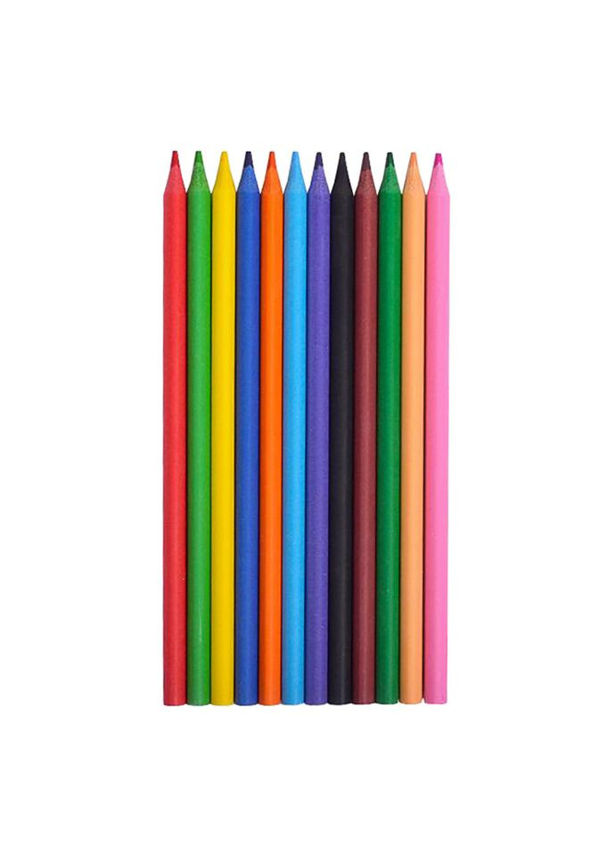 Олівці 12 кольорів еластичні CR888T у тубусі "С" Bambi (300387189)