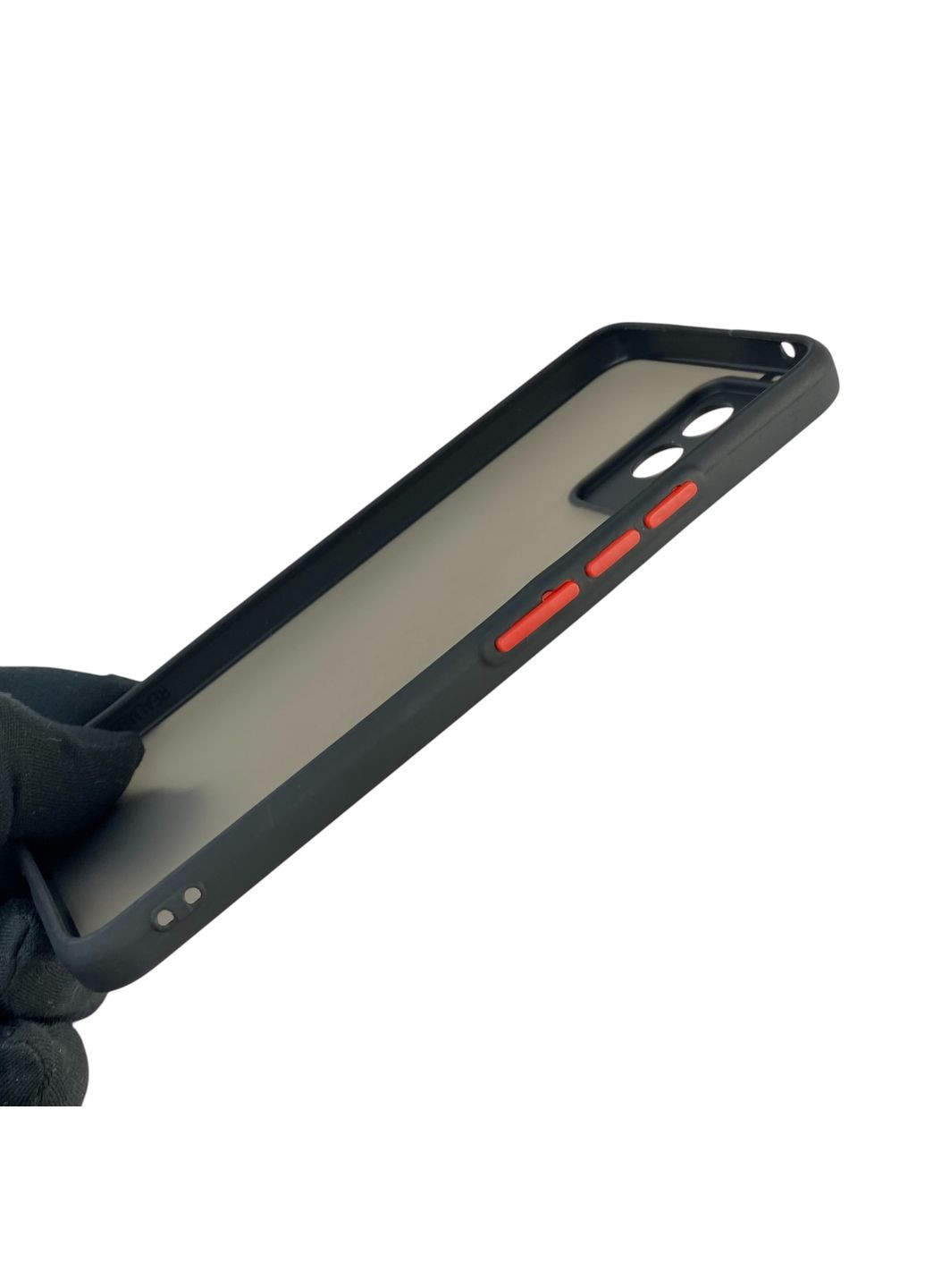 Чехол для телефона 8 Pro с 3D принтом патриотическим с высокими бортами на реалми 8 про черный Realme (366387430)