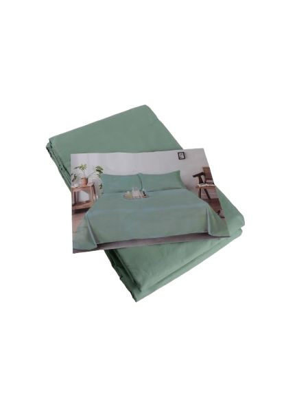Комплект постільної білизни Євро Memoria 200х230 см Mono Green Soho (317940959)