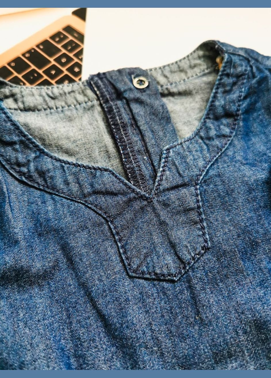 Комбінована стильна сукня для дівчинки 30125 No Brand (303613079)