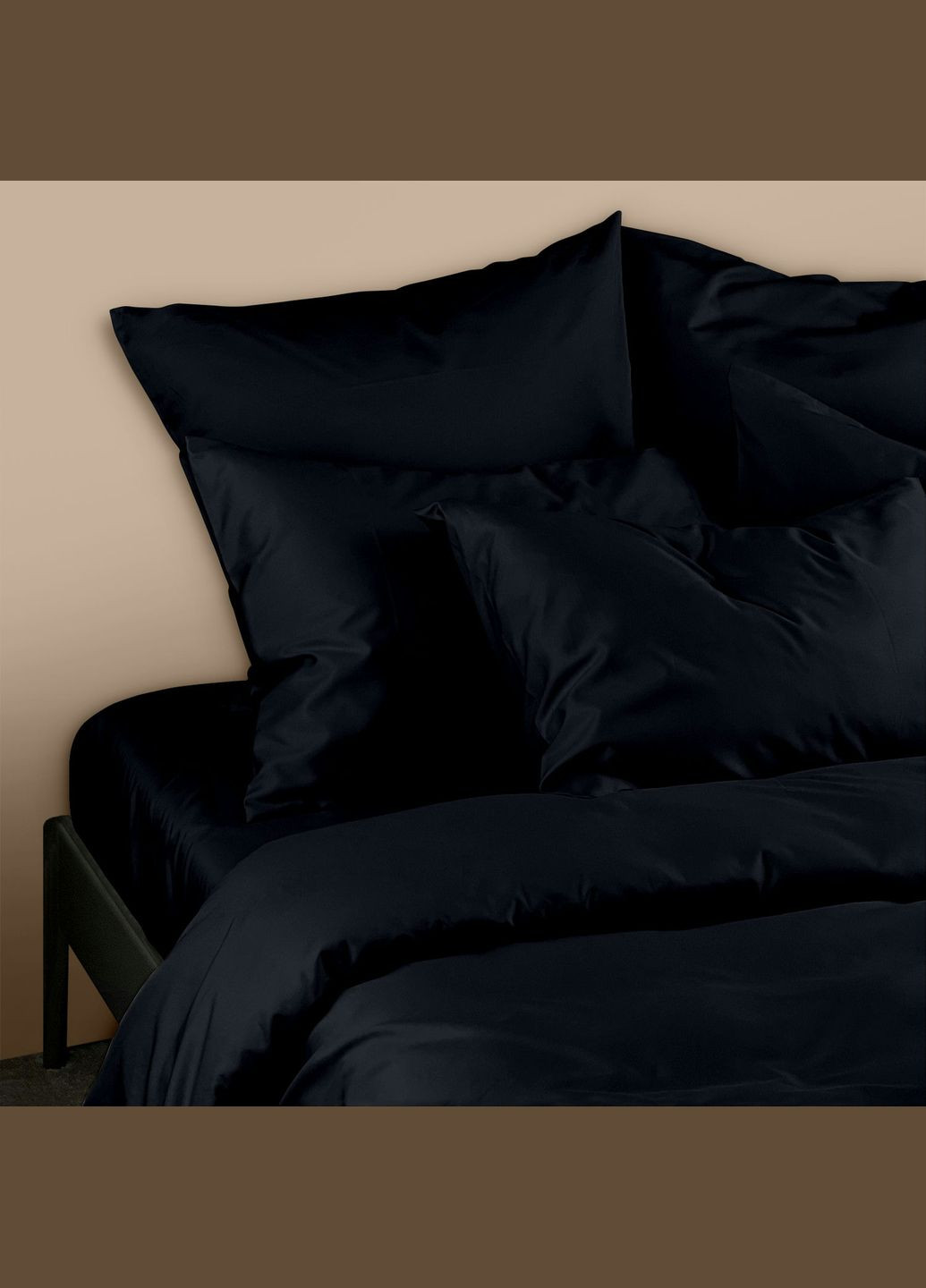 Наволочка сатин на подушку 40х60 BLACK (4822052069301) Cosas (366961893)