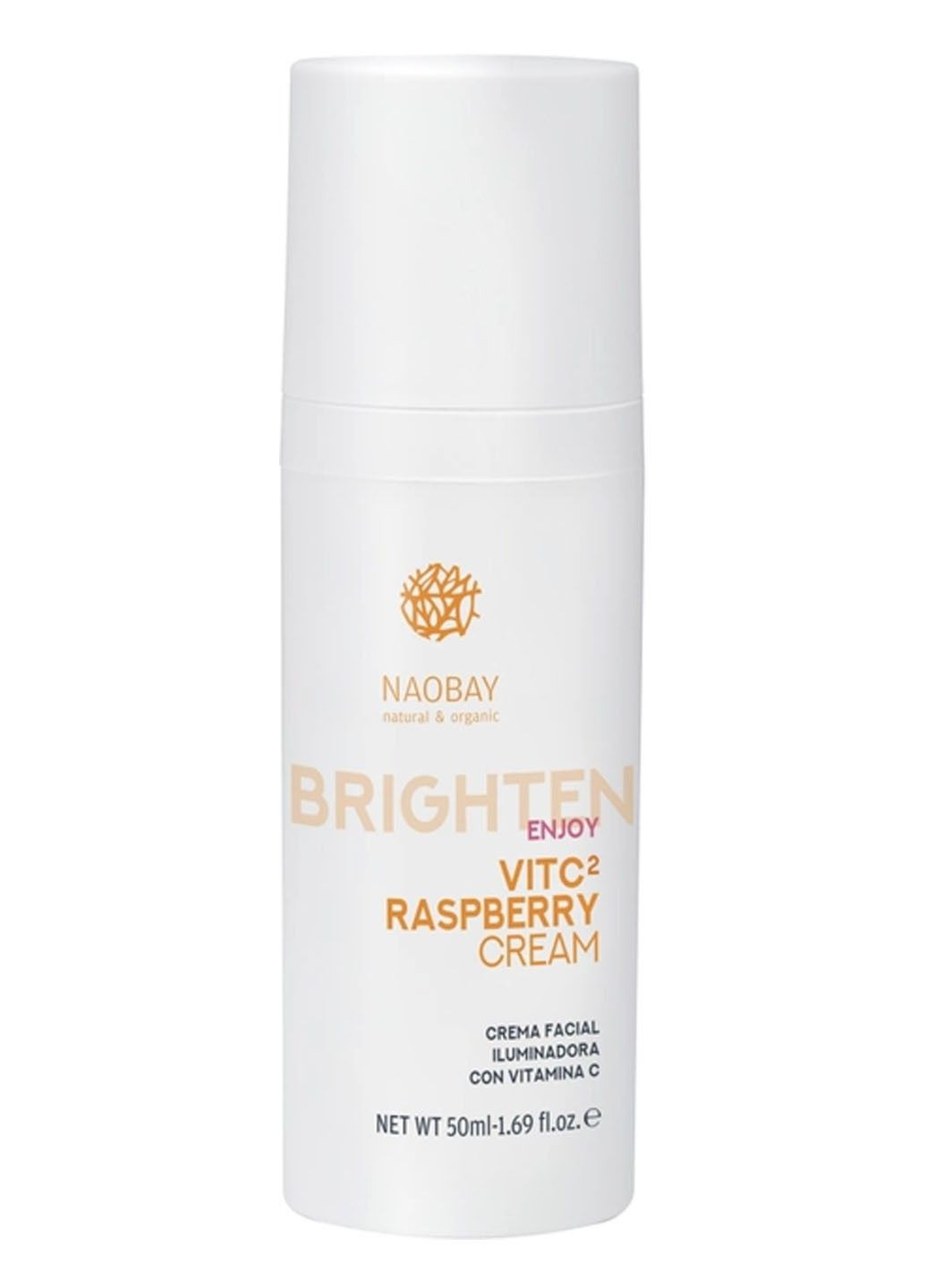 Крем для лица Brighten Vit C Raspberry Cream Осветляющий 50 мл NAOBAY (278048845)