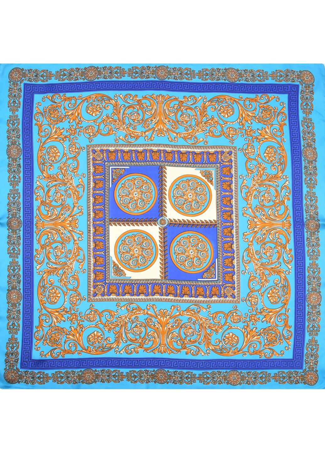 Платок женский с принтом атлас разноцветный ВИТЕРБО LuckyLOOK 747-586 (335077067)