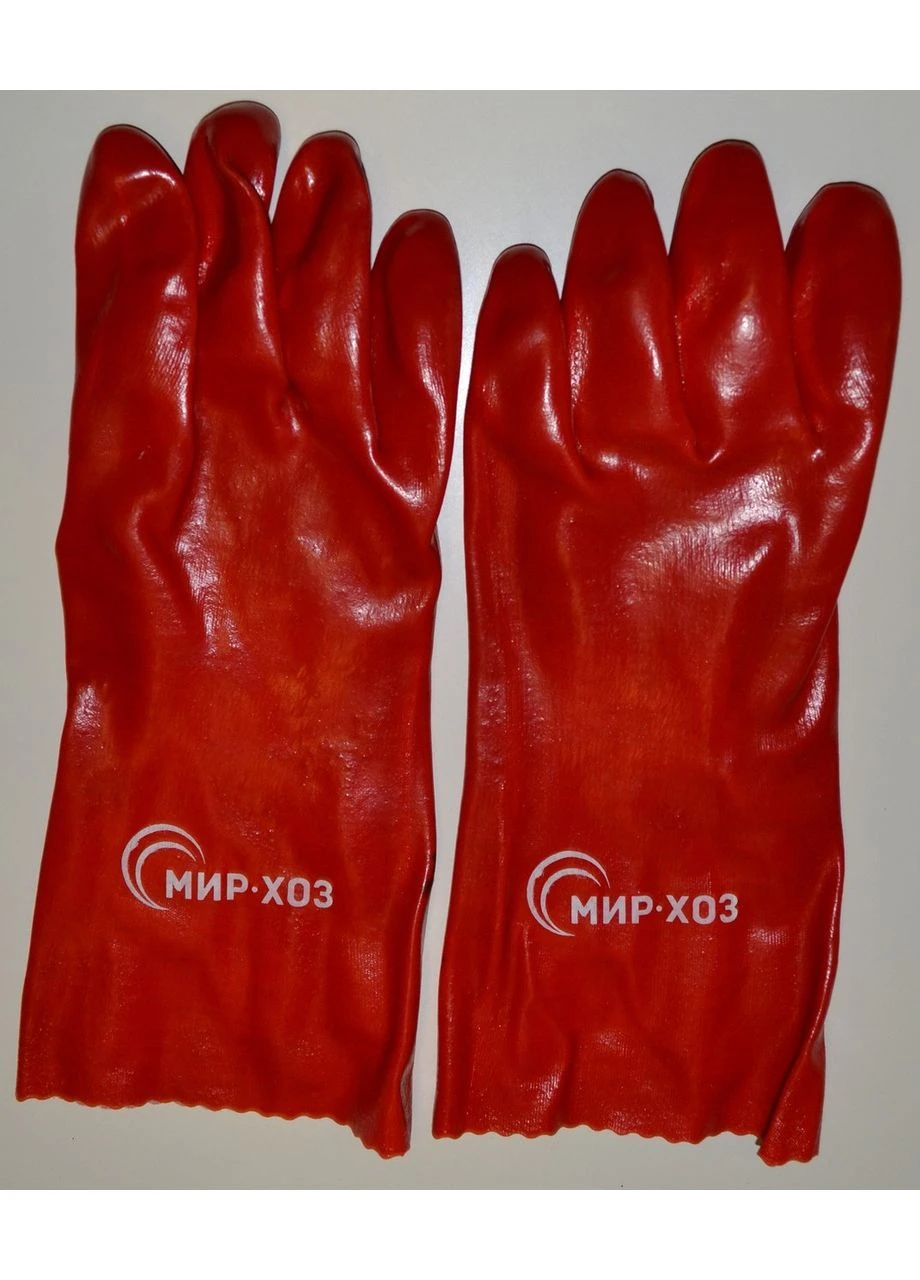 Рукавички діелектричні оливостійкі безшовні червоні No Brand (391593264)