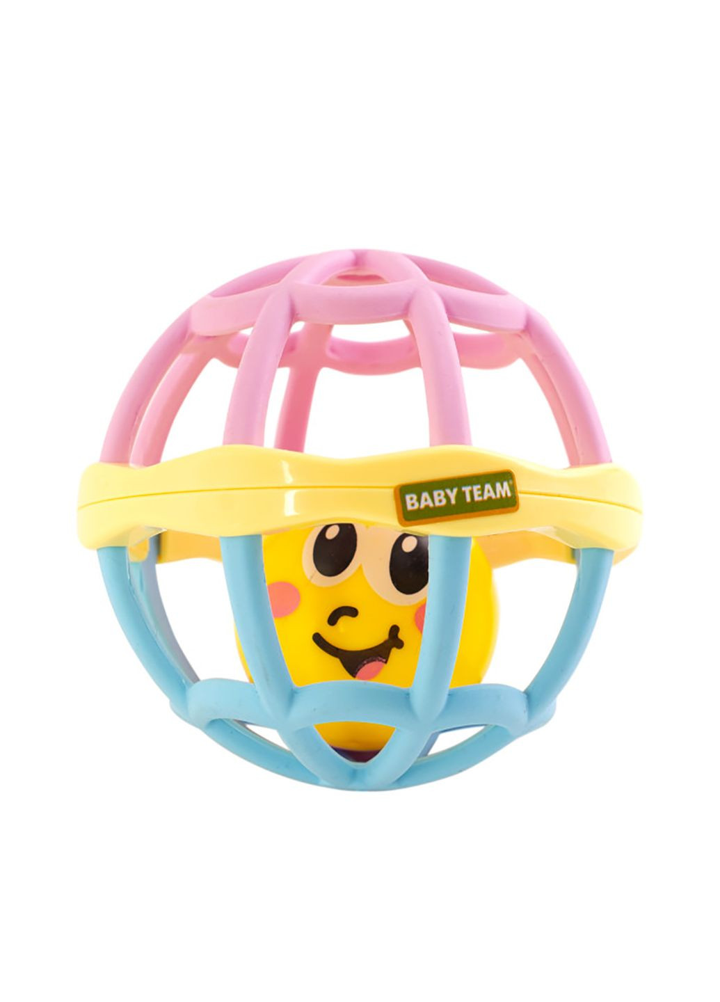 Іграшка-брязкальце "Веселий м'ячик" колір різнокольоровий ЦБ-00250089 Baby Team (292706619)