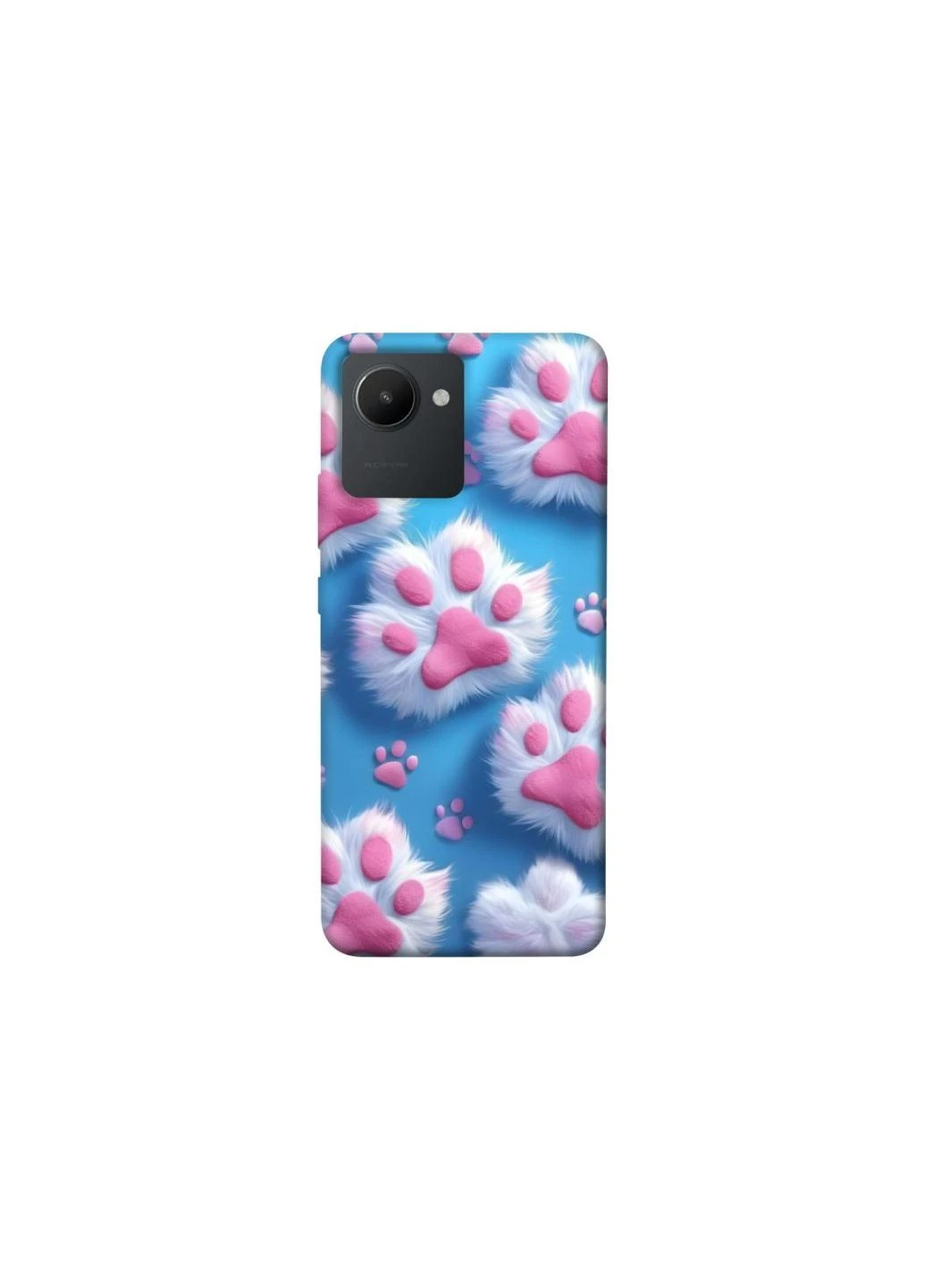 Чехол на Realme C30s Cat paw Frontalka (355325510)