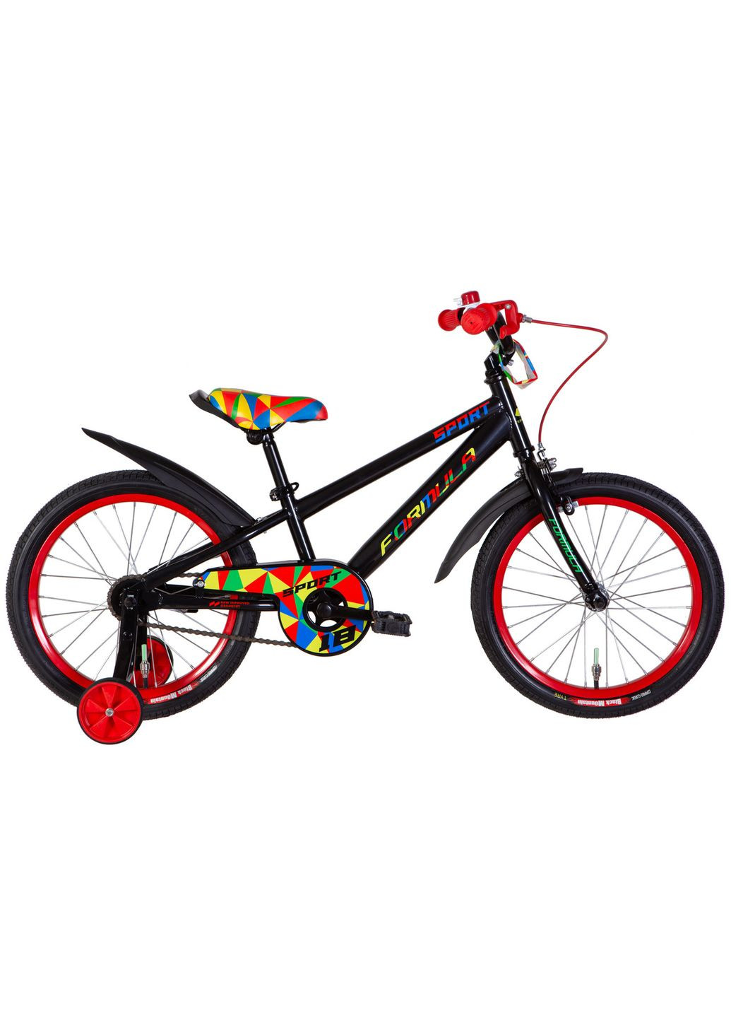 Велосипед сталь 18 SPORT тормозная рама-9" с крылом Pl 2024 Formula (369783910)
