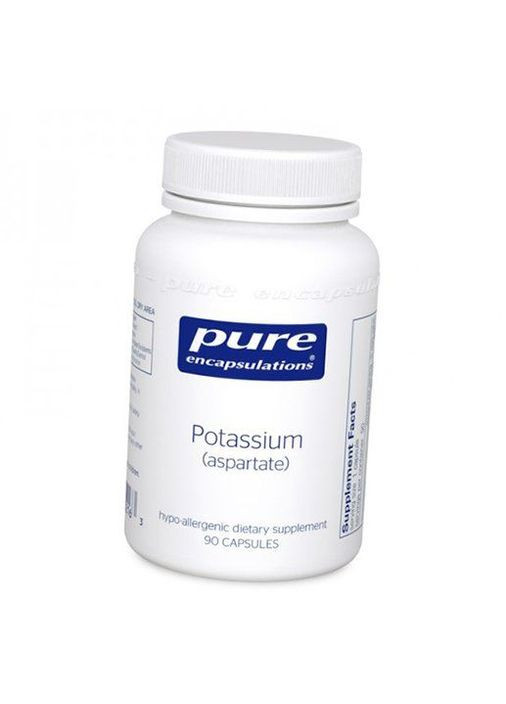 Аспартат Калия, Potassium Aspartate, 90капс (36361034) Pure Encapsulations (293256734)