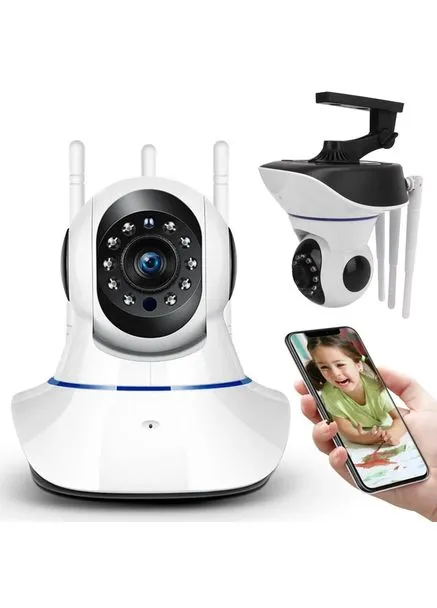 Беспроводная поворотная камера WIFI IP360 Elite Lux EL-Q5 на 5 антенн с датчиком движения и ночным видением Digital (386240574)