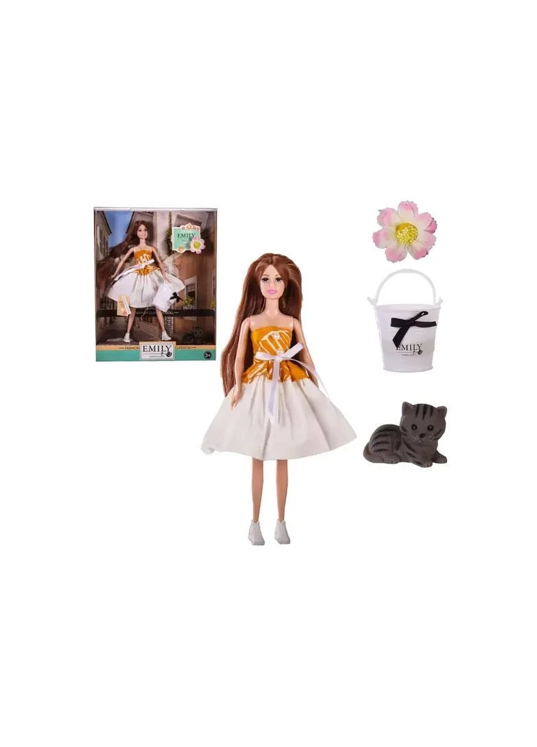 Кукла шарнирная с аксессуарами Emily 28,5 см QJ111B YG Toys Лял0462 (374165714)