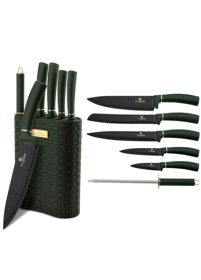 Набір ножів Emerald Collection з 7 предметів BH2525 Berlinger Haus комбінований,