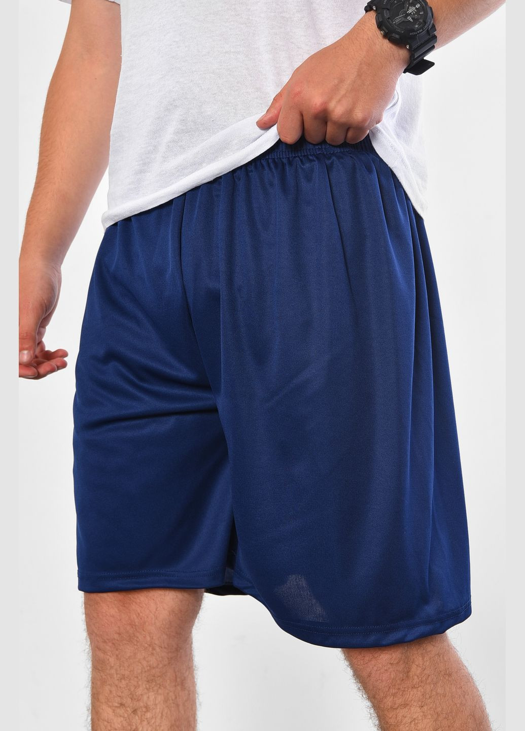 Шорты мужские темно-синего цвета Let's Shop (296199235)