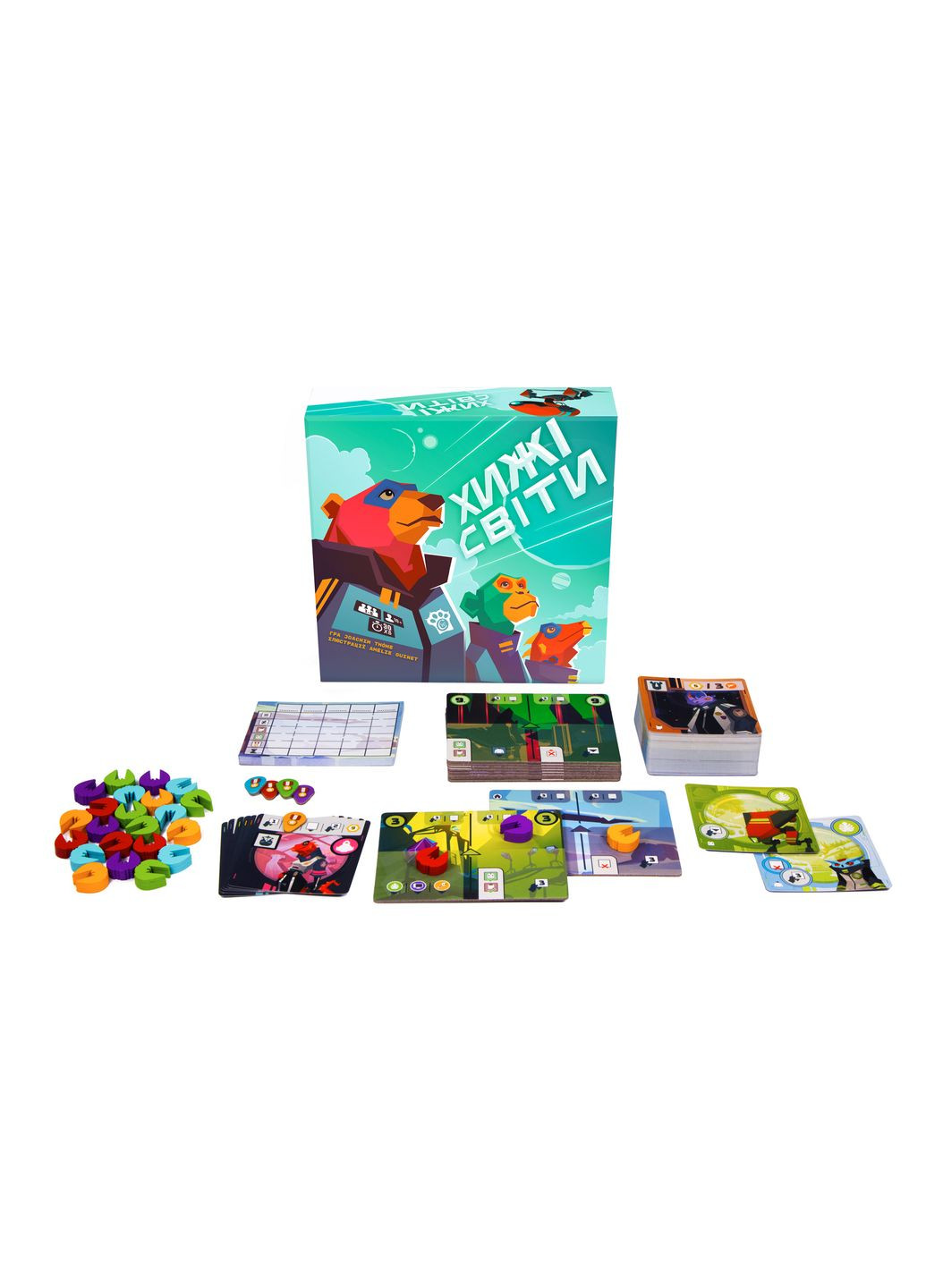 Настільна гра Хижі Світи (Wild Space) WoodCat (371877468)