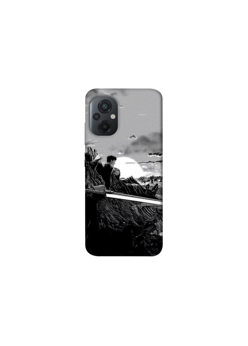 Чехол на Xiaomi Poco M5 Berserk sunset Frontalka (354350824)