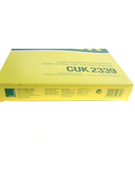 Фильтр салона BMW Z4 (E85/E86/E89) 02-16 (угольный) FILTER CUK 2339 UA63 Mann Filter (347156464)