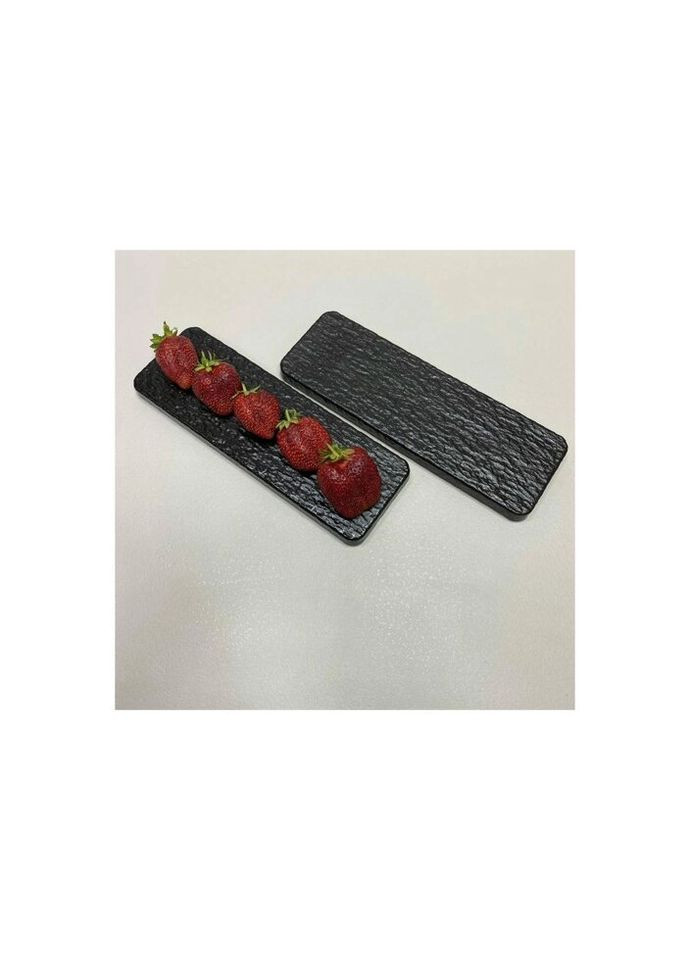 Блюдо для подачі Чорний обеліск 102-673 29,5х10х1,7 см чорне Olens (335714979)