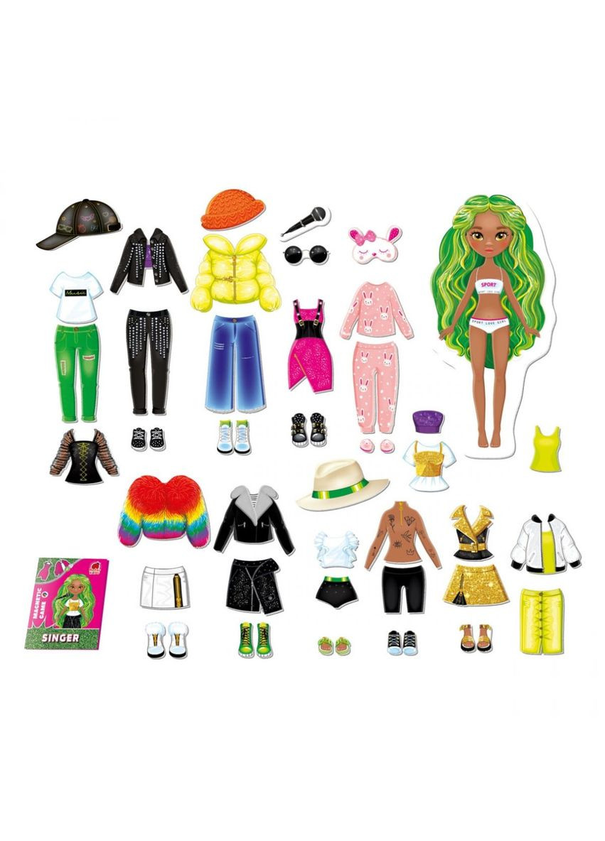 Магнітна одягалка. Співачка Vladi toys (325419153)