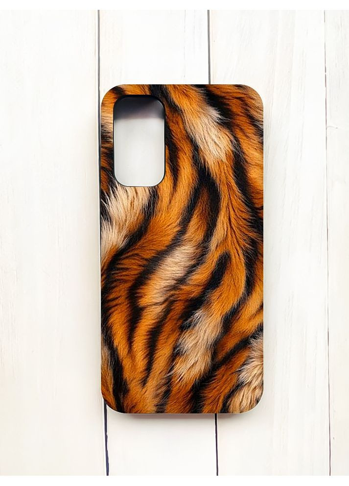 Матовий чохол з чорними боками на Samsung Galaxy A15 (A155) Тигрове хутро (принт 395) Creative (355388850)