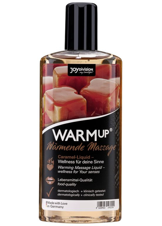 Масажна олійка з ароматом карамелі - WARMup Caramel, 150 мл - Олія з збудливим ефектом JoyDivision (320513494)