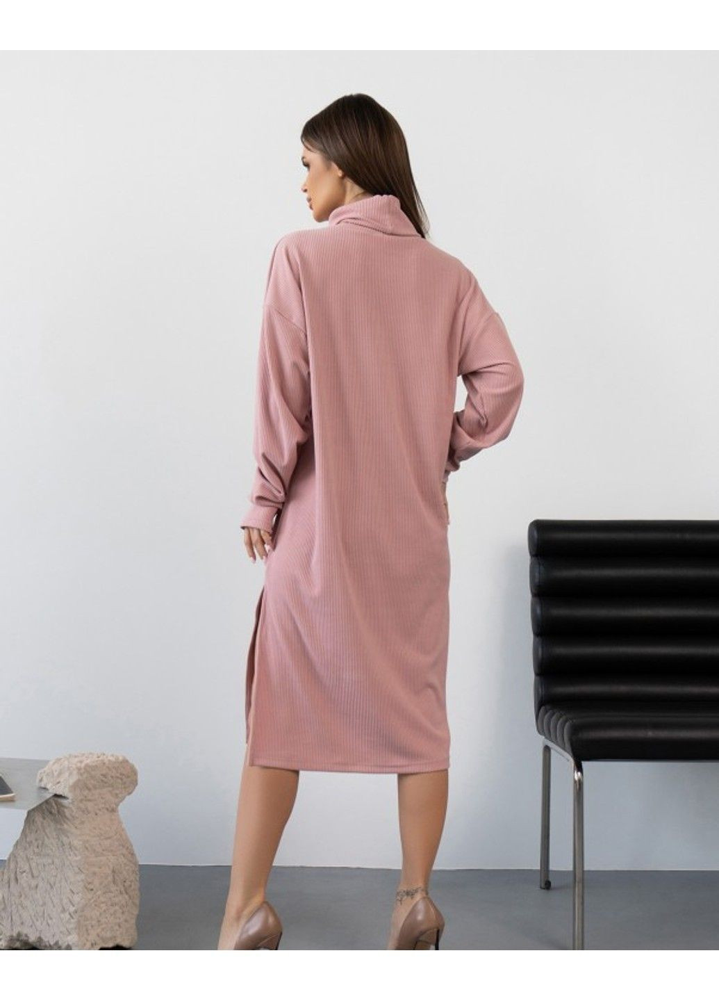 Рожева повсякденний сукня 14433 рожевий ISSA PLUS