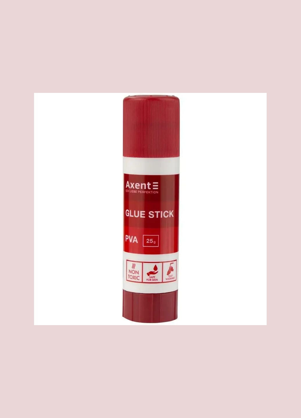 Канцелярський клей олівець сухий для паперу 25гр 7103 Канцтовари для школи Axent (315035407)