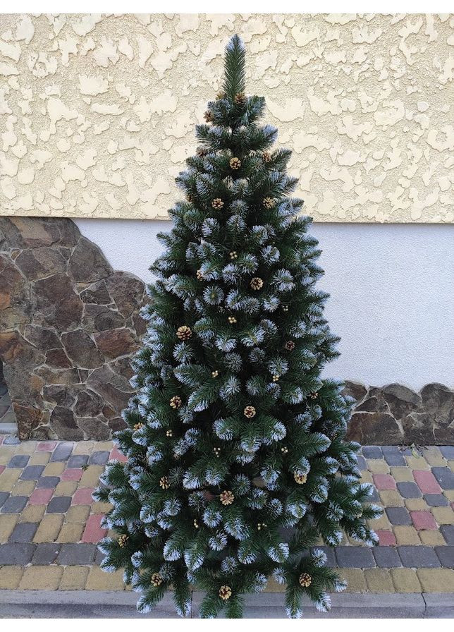 Ялинка штучна SGX Кармен з золотими шишками і перлинами 1.50 м.зелена Yalynkar (366964572)