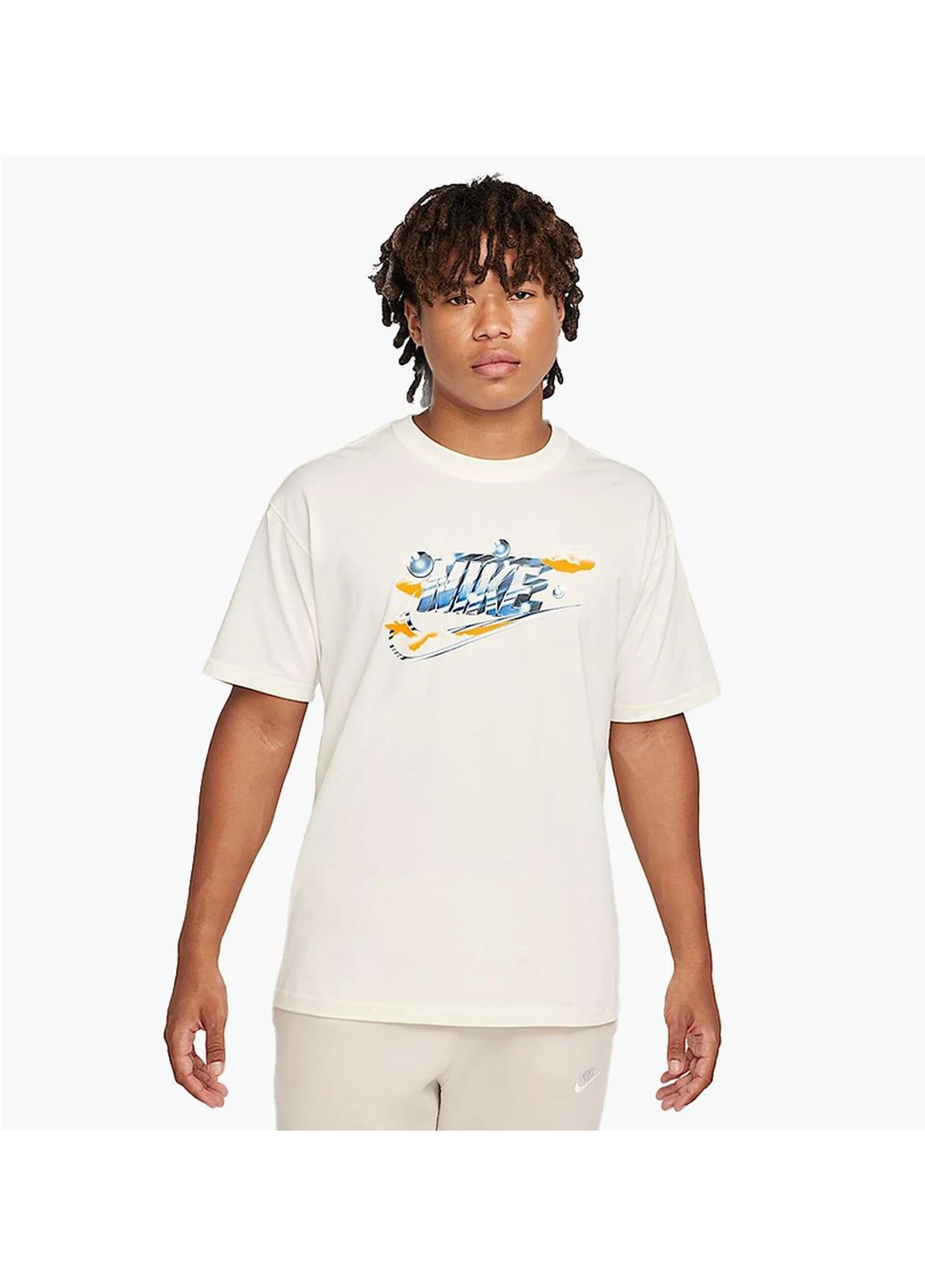 Белая футболка мужская air m90 white Nike
