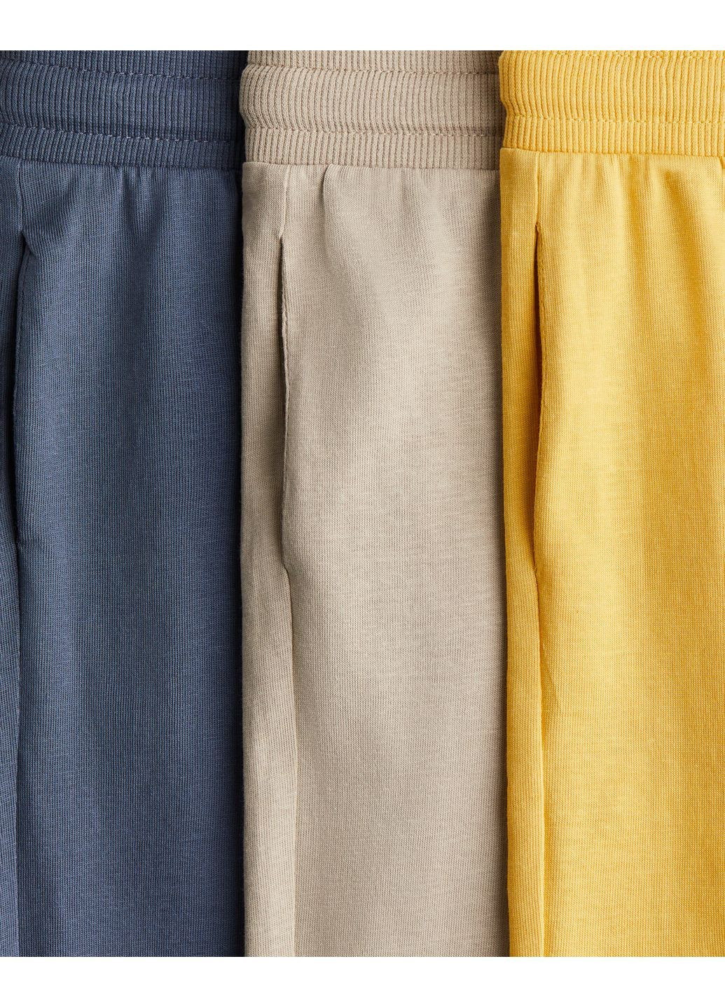 Комбинированные спортивные, повседневный демисезонные брюки джоггеры H&M