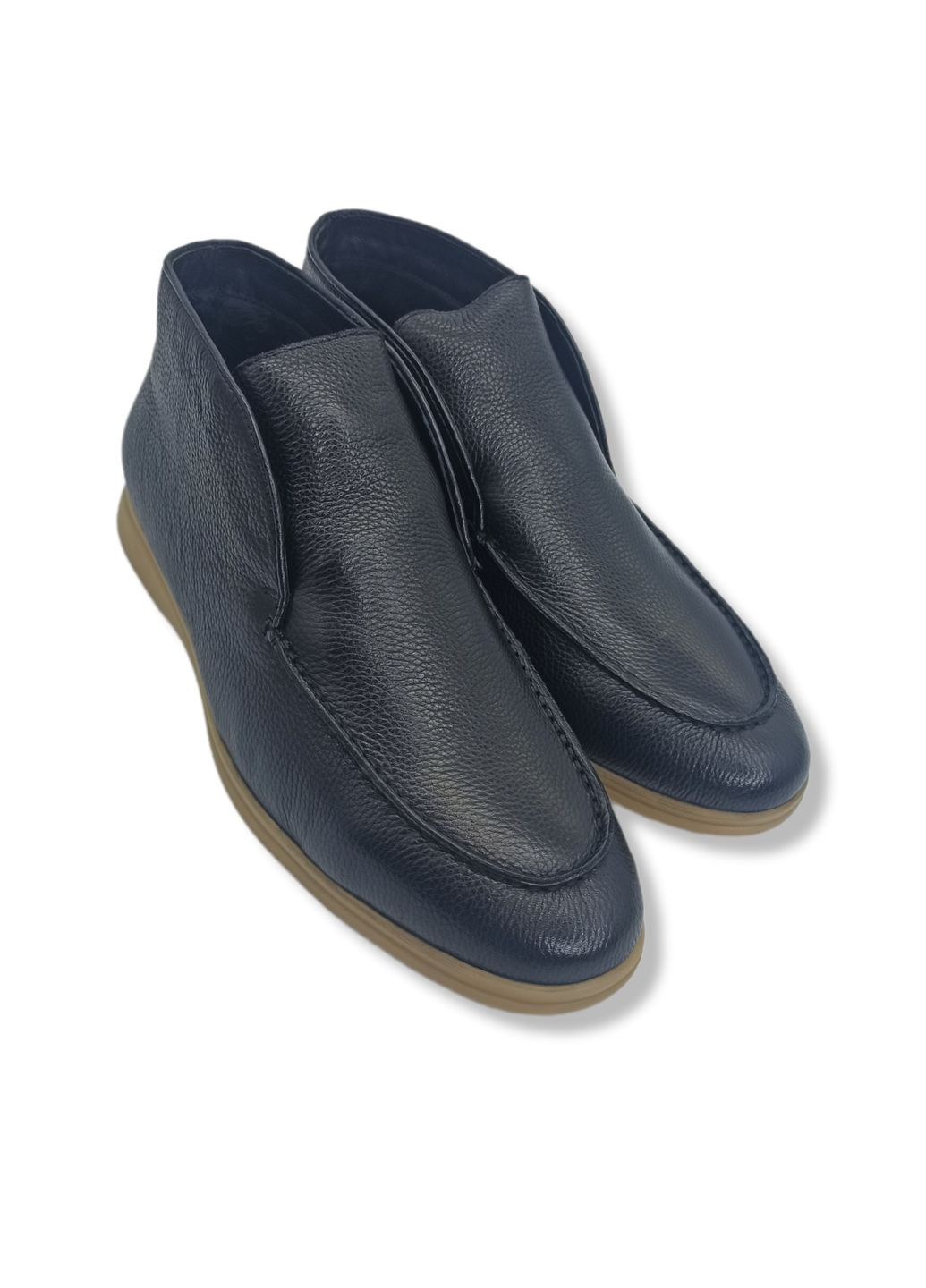 Черные осенние ботинки (р) кожа 0-2-2-am-7033r-1-1 Arees Meniwa