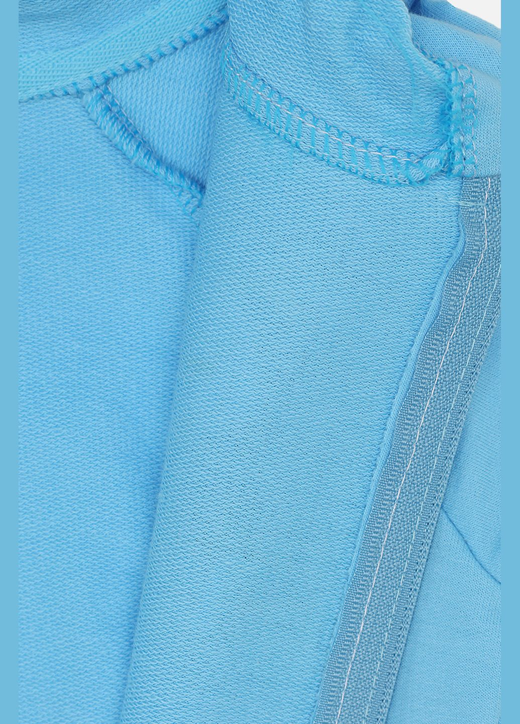 Толстовка на блискавці для хлопчика колір блакитний ЦБ-00271955 Yuki (322763954)