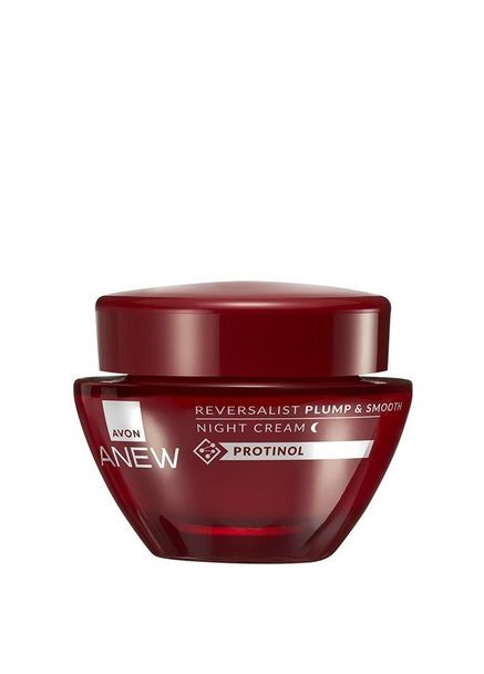 Нічний крем для обличчя Anew «Пружність і гладкість» Avon (365437264)