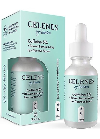 Сыворотка от отеков для зоны вокруг глаз Caffeine 5% 30ml (1261386-137120) Celenes (368617350)