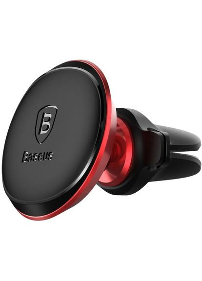 Автотримач Magnetic Air Vent Car Mount With Cable Clip Red Baseus (322905614)