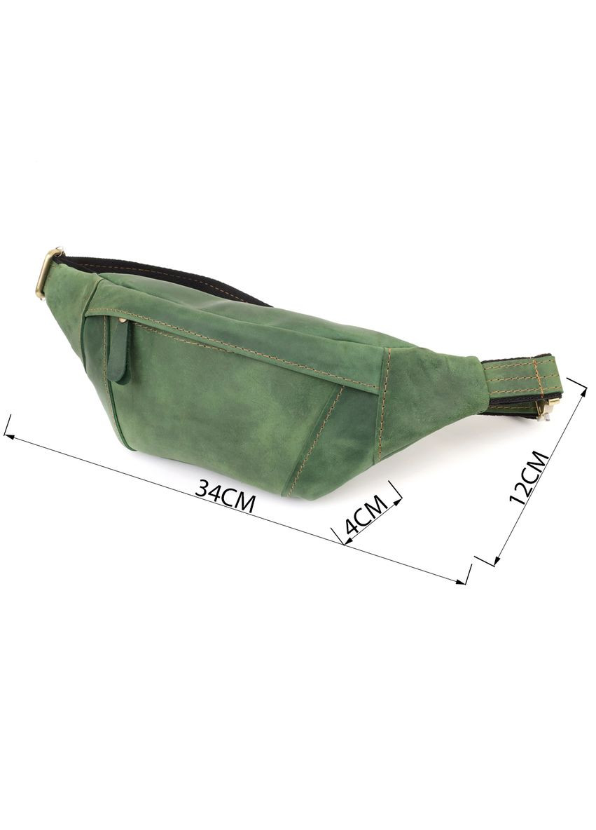 Модна сумка-бананка для чоловіків з натуральної vintage шкіри 23124 Shvigel (332201399)