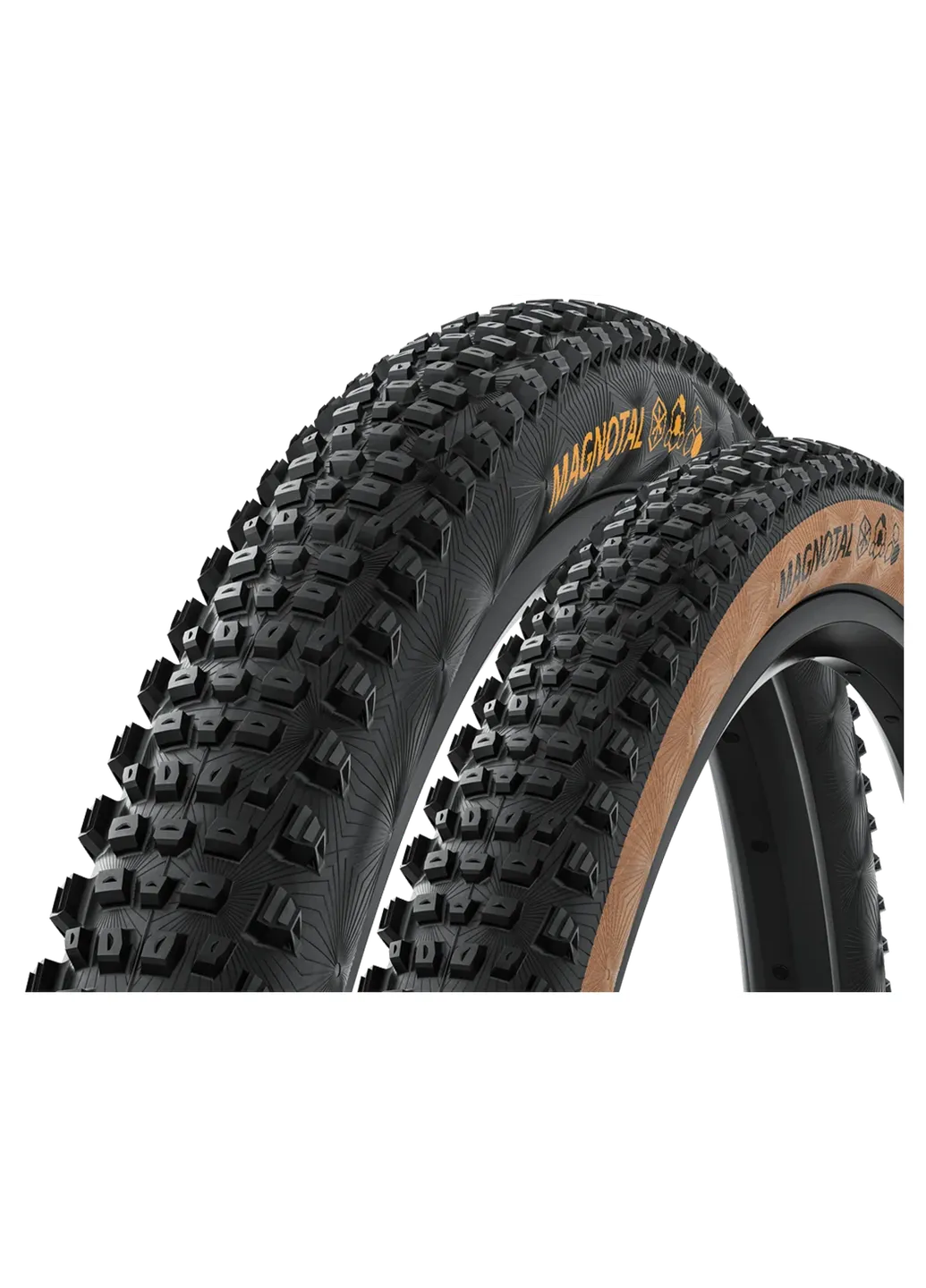 Покрышка бескамерная Continental Magnotal Trail Grip 27.5" | 27.5 X 2.60 черная складная skin No Brand (410905592)