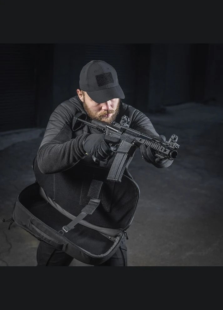 Рюкзак однолямковий Agent Elite Hex Black M-TAC (326505526)