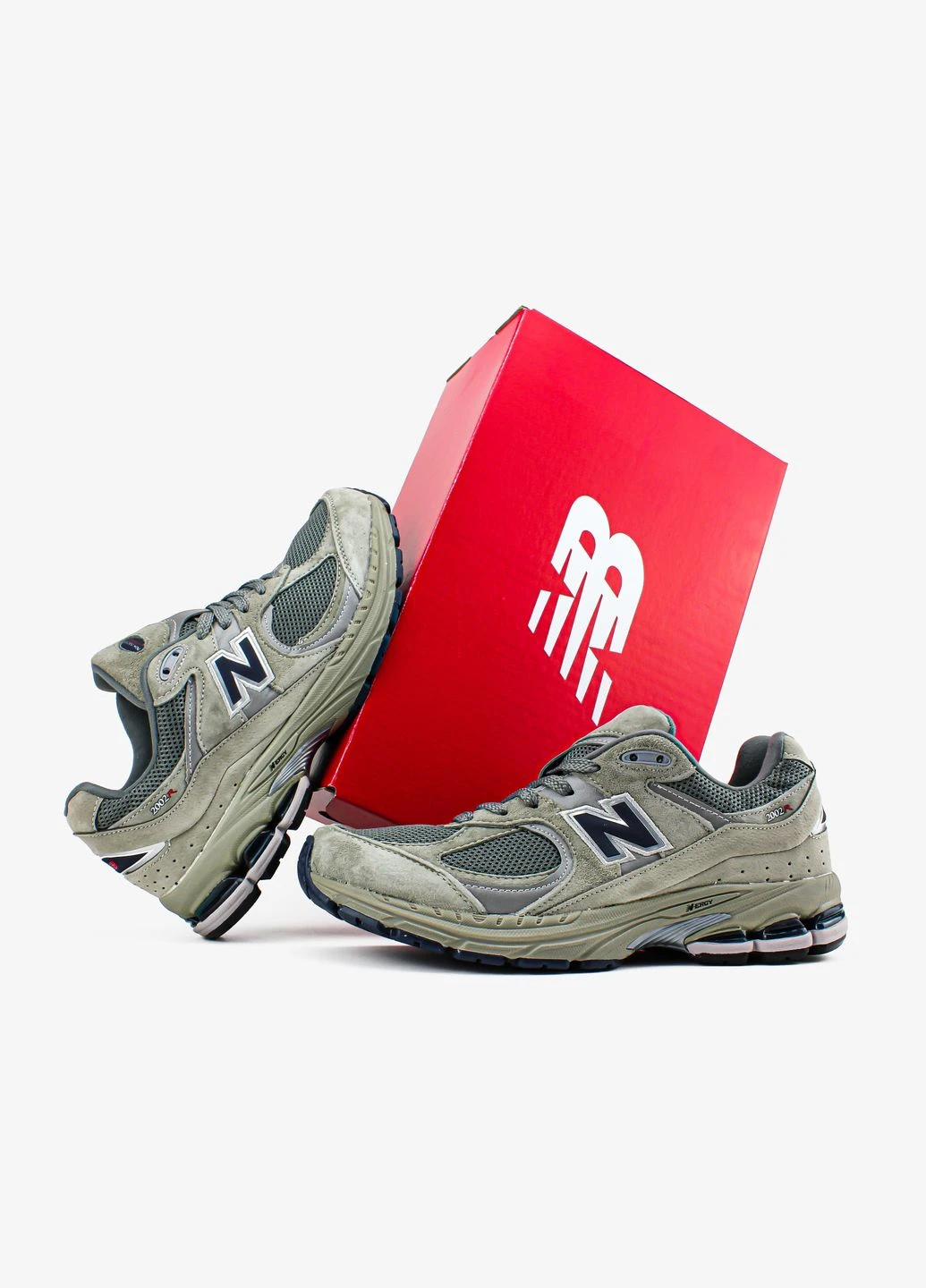 Кроссовки женские и мужские New Balance 2002R grey | Нью Беланс 2002R серые No Brand серые всесезоны (313653557)