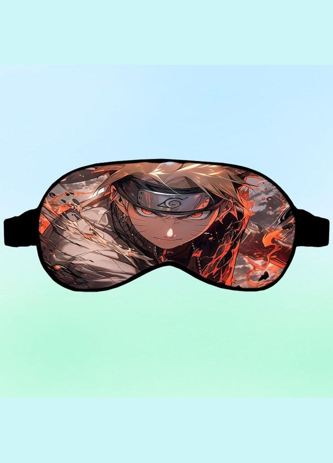 Маска для сну Аніме Наруто #0004 чорна No Brand (315045028)