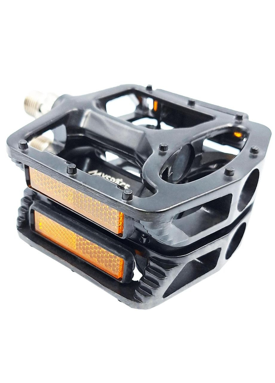 Велосипедні педалі алюмінієві JTB004 на промпідшипниках чорний (G0001171) MySpace (355802885)