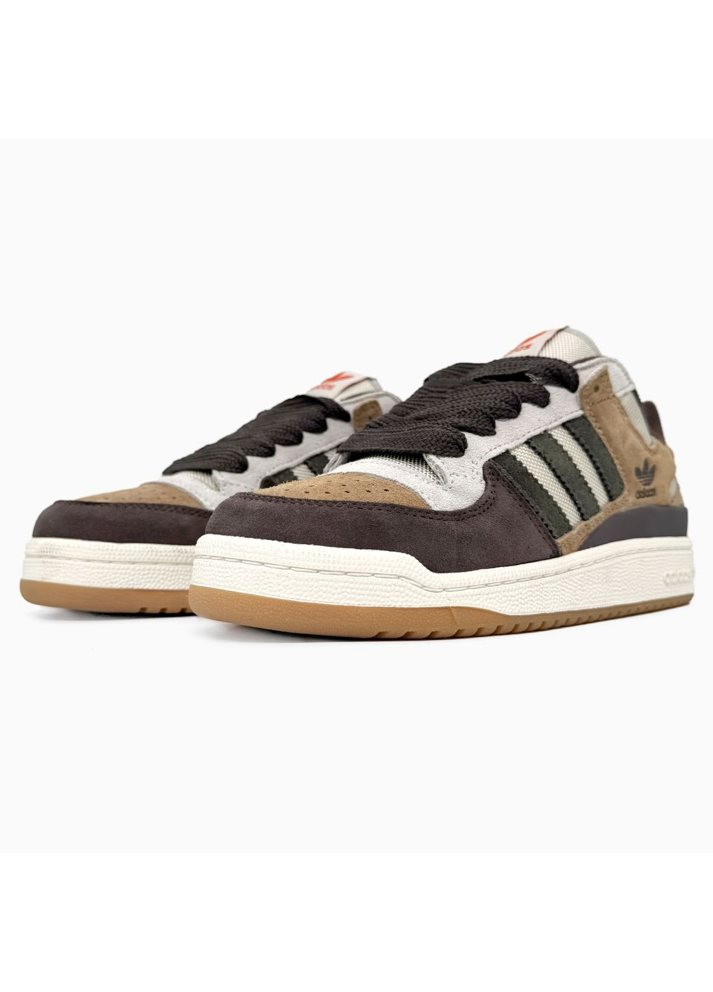 КРОСІВКИ ЖІНОЧІ ADIDAS FORUM 84 LOW BROWN АДІДАС ФОРУМ 84 No Brand комбіновані демісезони (369388552)