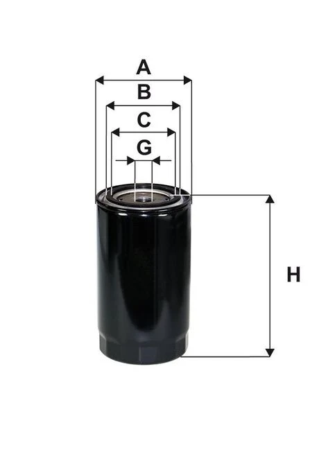 Фільтр масляний VOLVO 51459/OP574/1 (вир-во WIX-Filtron) 51459E WIX Filters (382468014)