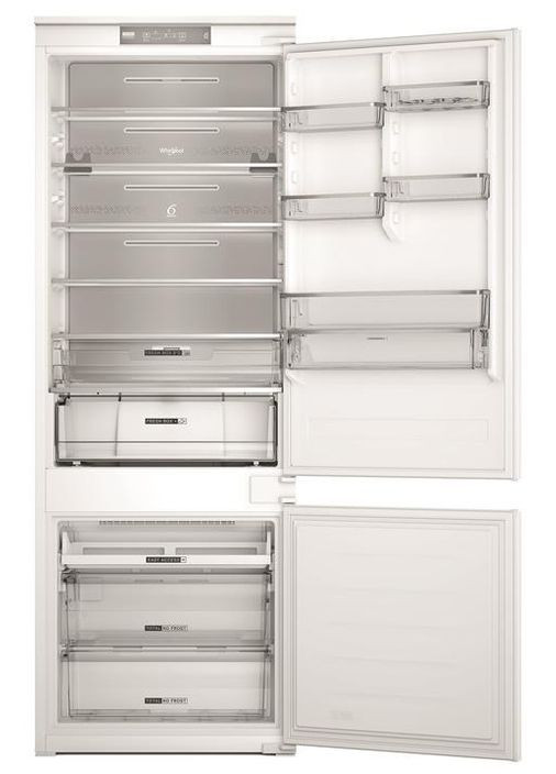 Холодильник встр. с нижн. мороз., 193.5x69х54.5, холод.отд.295л, мороз.отд.-99л, 2дв., А+, NF, инв., зона нулевая, белый WHIRLPOOL
