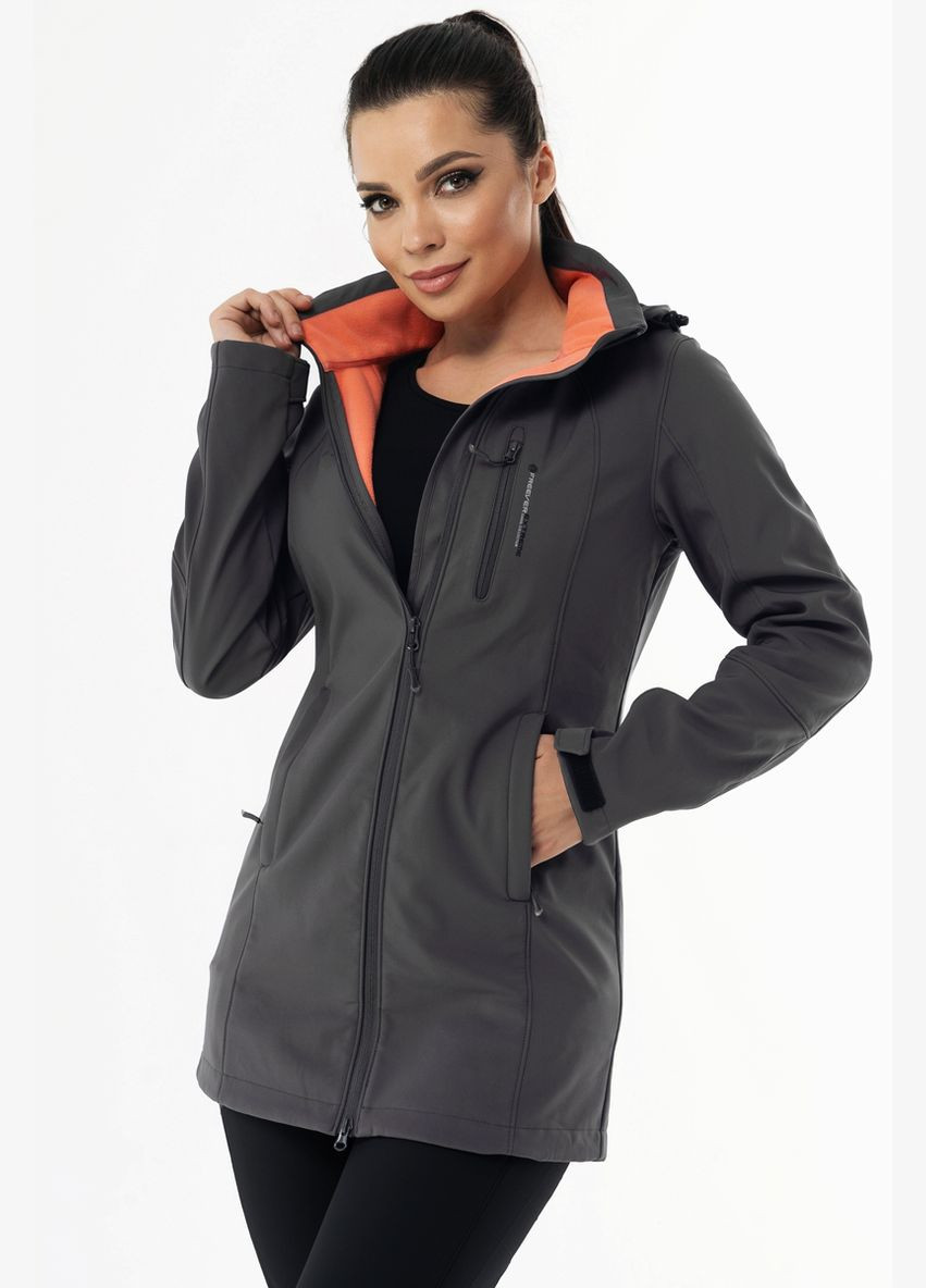Сіра куртка жіноча windstopper wf 21717 сіра Freever