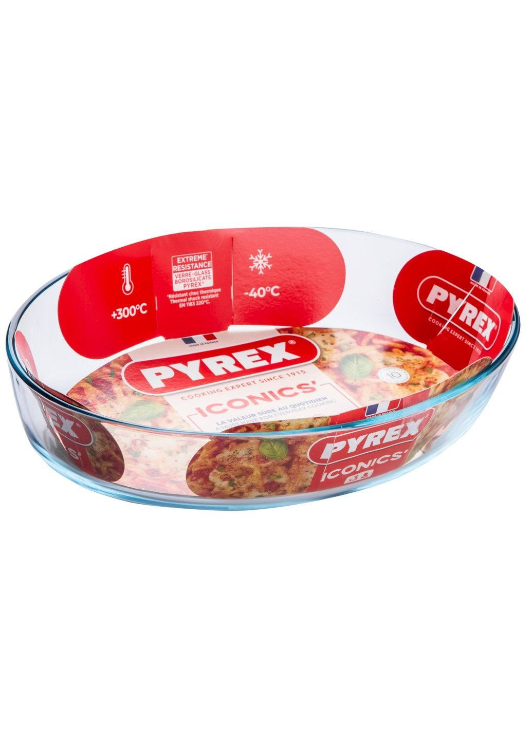 Форма с/к ESSENTIALS склянна овал. 30х21х6см (2,2л) (345B000/8044) Pyrex (365276001)