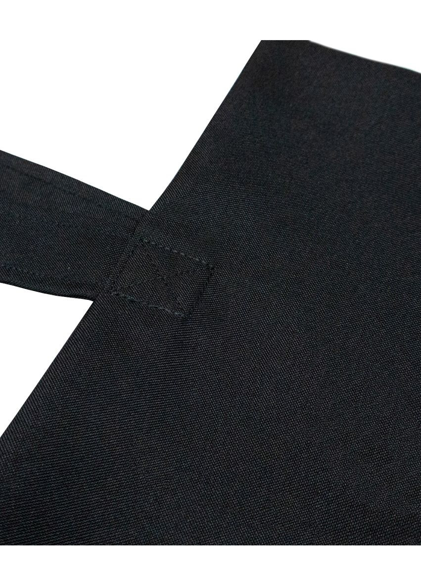 Екосумка з габардину чорна з принтом Мапа України жовто-блакитна (DTF) 38х36 4PROFI (369757510)