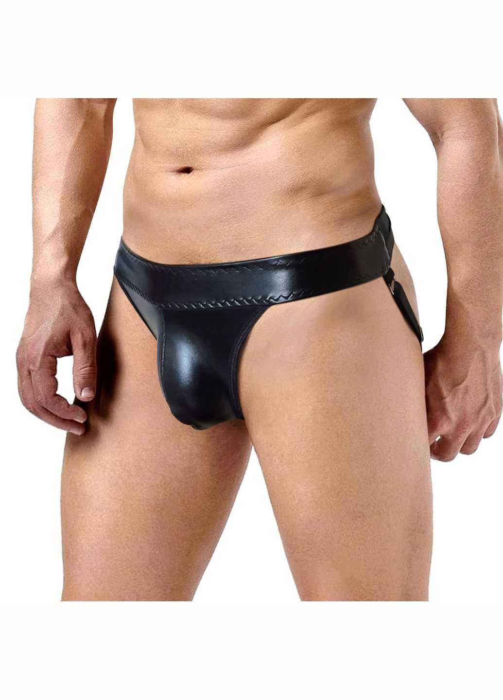 Мужские виниловые трусы – Atlante, цвет Черный, размер XS-M Art of Sex (299331428)