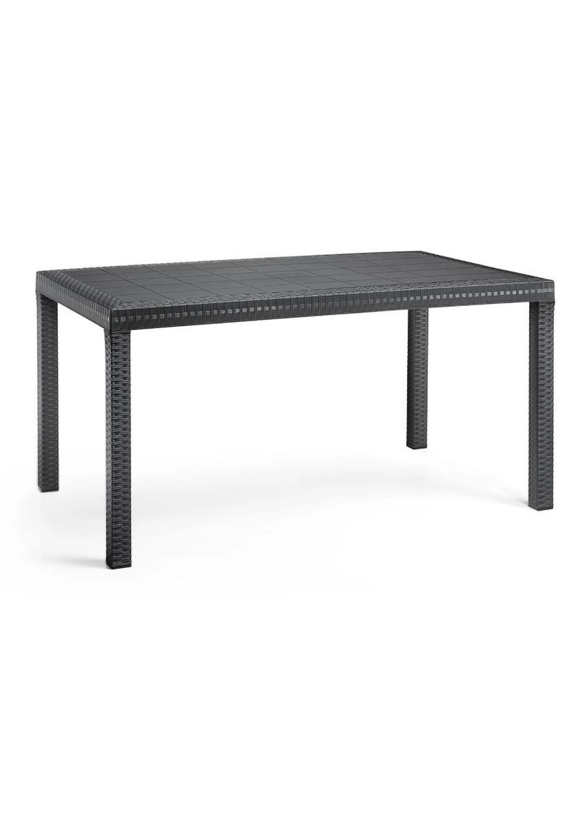 Стол для сада пластиковый Houston, графит. Bica (362582850)